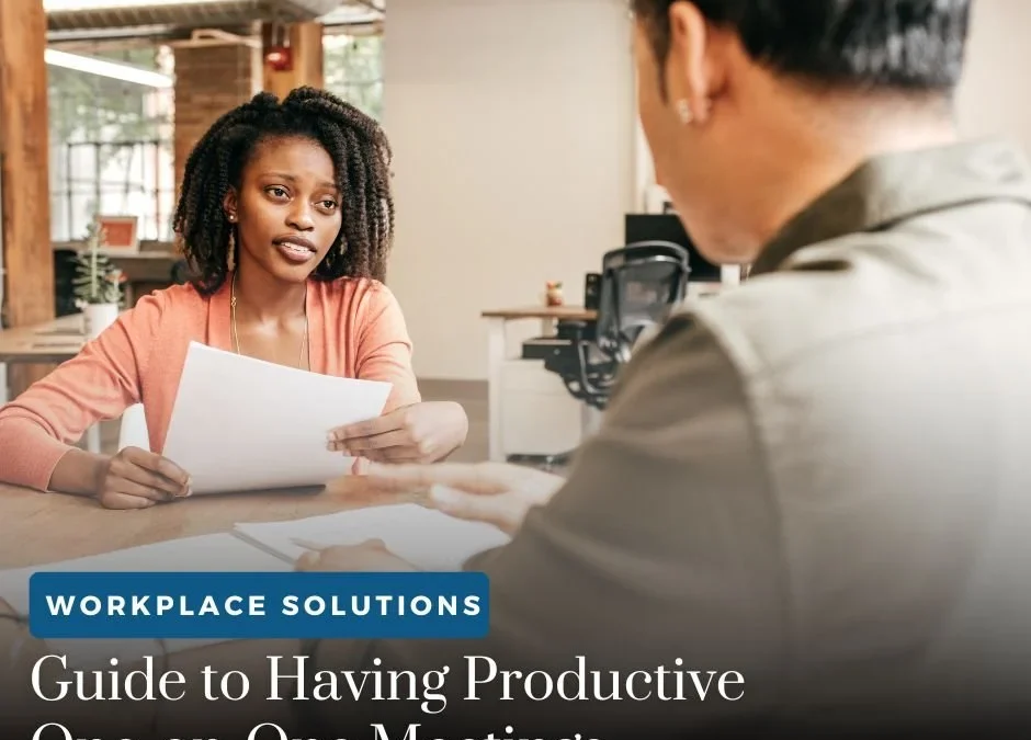 Guide to Having Productive One-on-One Meetings