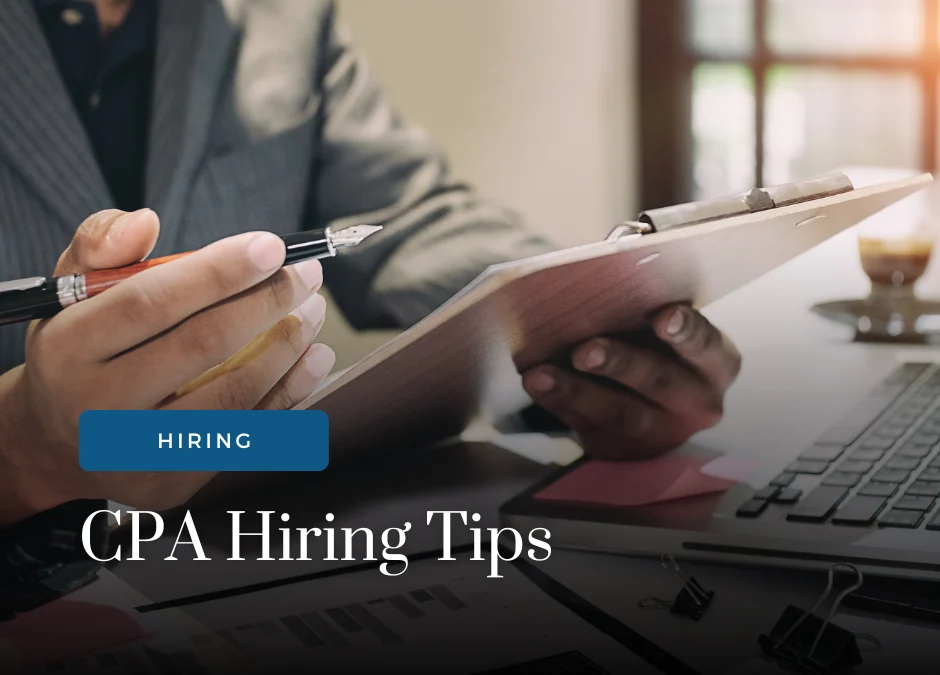 CPA Hiring Tips